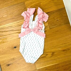 Cecil and Lou pink rosebud swimsuit. Like new.